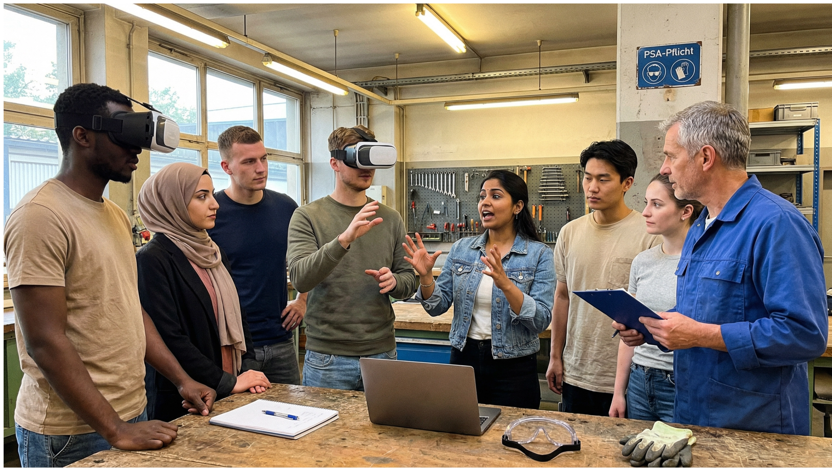Werkstatt-Schulung mit VR-Suite Studio